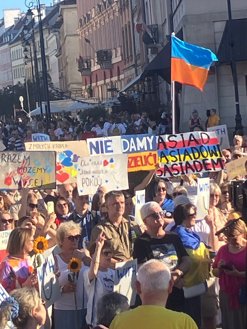 “Don’t be indifferent” demonstration