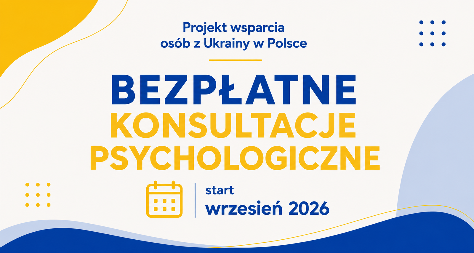 Bezpłatna pomóc psychologiczna